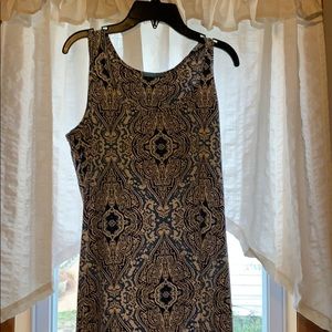 J. McLaughlin size small blue and white dress.